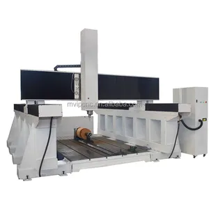 3D Rotary cnc router 4 axis metal machine for metal carving engraving cutting milling