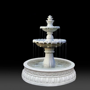 Pierre complexe artistique découpant la caractéristique de l'eau extérieure <span class=keywords><strong>pour</strong></span> des terrasses de ressource de boutique - Product Image 3