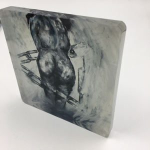 New Design Clear Polished Acrylic Block Frame Acrylic Block Displays Wholesale Clear Acrylic Logo Display Photo Blocks - Product Image 2