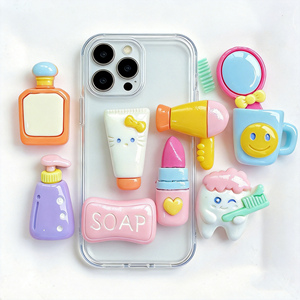 Accesorios de Resina Brillante Life Creative Toiletries: Vaso para Dientes, Limpiador, Lápiz Labial, Adornos para el Cabello, Pinzas para el Cabello, Dijes para Fundas de Teléfono - Product Image 1