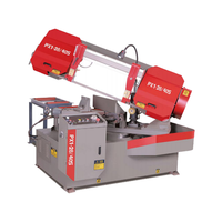 Machine de découpe de métal automatique à angle PX-28/34S scie à ruban rotative horizontale scie à ruban de haute précision pour la coupe d'aluminium
