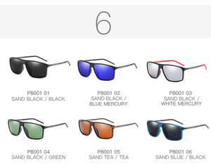 Параноид P8001 итальянский дизайн высококачественные спортивные поляризованные солнцезащитные очки из углеродного волокна TR90 - Product Image 2