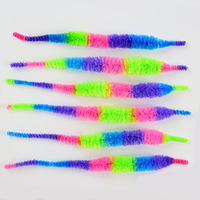15cm arc-en-ciel 5.9 pouces pêche à la mouche leurres serpent Wiggle brochet Steelhead Baitfish corps Chenille Mangum Dragon queues pour rivière ruisseau