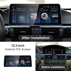 Snapdragon665 12.3 inch không dây Carplay GPS đơn vị đầu đài phát thanh tương thích BMW 3Series E90 E91 5Series E60 E61 tự động hệ thống Android - Product Image 3