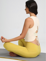 Vente en gros Débardeur de sport sans manches pour le yoga, haut court pour la course à pied pour femmes, gilet ajusté, hauts de gymnastique pour le yoga pour femmes