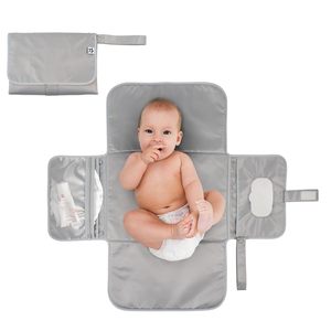 Free sample Wholesale <b>Waterproof</b> Diaper Changing Pad - Compact Baby Changing Pad- Travel Diaper Changing <b>Mat</b> - Product Image 5
