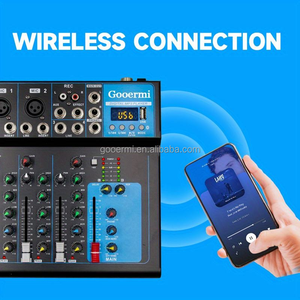 Mixer Audio F4 a 4 Canali con Alimentazione Phantom 48v Mixer Audio USB per Streaming dal Vivo Registrazione Musica Palco Karaoke - Product Image 4