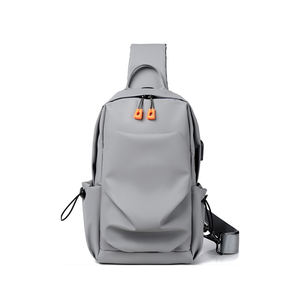 Bolso de un solo hombro Unisex de moda para hombre Material de nailon con forro de poliéster para uso diario en viajes y negocios - Product Image 5