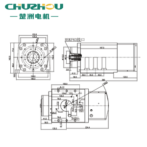 מים מקוררים מנוע ציר 12kw 12000rpm אוטומטי כלי שינוי כלי אוטומטי - Product Image 4
