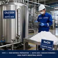 Acétate de sodium anhydre pour la fabrication de savon, agent de saponification