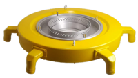 Anneau d'air à double lèvre en LDPE pour extrusion de film soufflé, facile à utiliser, 120 kg, garantie 1 an, testé et certifié, emballage