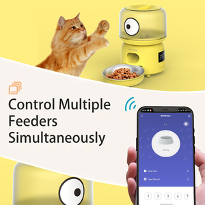 CITICITY Comedero Automático para Mascotas de 3L con Recipiente de Acero Inoxidable, Doble Alimentación, Temporizador, Carga, para Perros y Gatos - Product Image 5