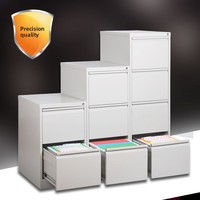 Archivador de Oficina con Cajones, Archivador Bajo de Acero con Cerradura, Moderno y Minimalista, Caja de Almacenamiento para Tarjetas
