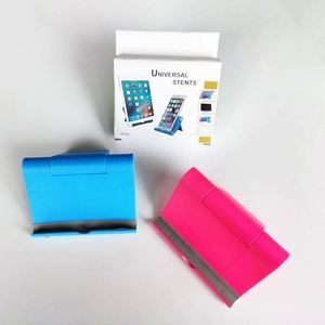 High Quality ABS Plastic Desktop Folding Phone Holder with Custom logo - Product Image 5