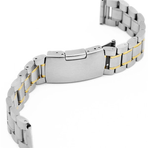 Cinturino per orologio in acciaio inossidabile con fibbia a farfalla resistente - Product Image 4