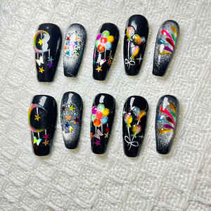 Uñas postizas hechas a mano-Efecto Ojo de Gato - Product Image 6