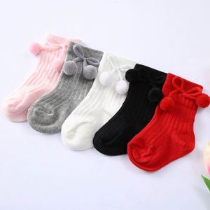 Chaussettes décontractées en coton doux et respirant pour bébés filles, avec grand nœud en dentelle tricotée, écologiques, modèle 823 Printemps, USA Mairun - Product Image 6