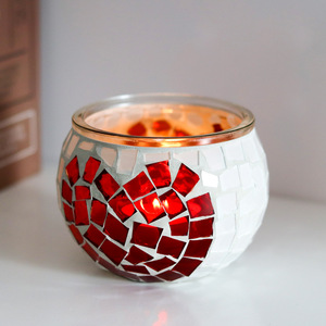 <span class=keywords><strong>Grand</strong></span> chandelier <span class=keywords><strong>en</strong></span> <span class=keywords><strong>verre</strong></span> mosaïque <span class=keywords><strong>en</strong></span> forme de cœur pour Noël et Pâques mariage et décoration d'ornement de festival Qixi - Product Image 2