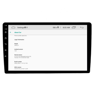 Bosstar Android 10.1 Schermo Touch da <span class=keywords><strong>9</strong></span>&10 Pollici per Cruscotto Auto con GPS WiFi per Telecamera Posteriore Display IPS - Product Image 5