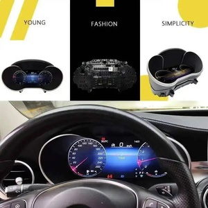 หน้าจอแสดงผลดิจิตอล LCD สำหรับชุดหน้าปัดเรือนไมล์ในรถยนต์เบนซ์ C GLC W205 X253 GT AMG ปี 2015-2020 รุ่นตกแต่งภายใน - Product Image 2