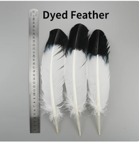 Plumes d'aigle pour décoration de vases, accessoires de carnaval, 20-30 cm, plumes de dinde naturelles pour travaux d'aiguille et artisanat