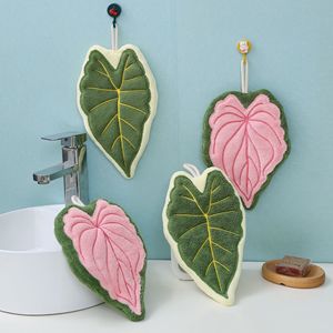 Toalla para Secar Manos, Seca las Manos al Instante, Práctica y Creativa, Toalla Decorativa para Baño con Diseño de Hoja - Product Image 6