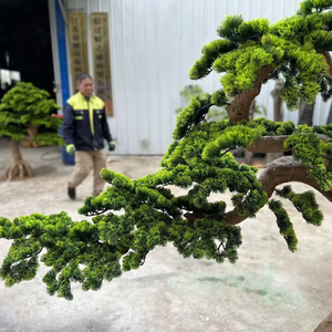 Высокореалистичные искусственные кедры и сосны для ландшафтного дизайна, бонсай, большие искусственные сосны - Product Image 3