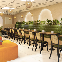 Vitrine de présentation en verre LED personnalisée pour pâtisserie, boulangerie, café, avec éclairage et design durable
