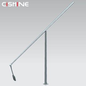 Poteaux de lampadaire de rue courbés en acier galvanisé pour fibre optique, octogonaux et coniques, de 6m, 7m, 8m, 9m, 10m – Prix - Product Image 1