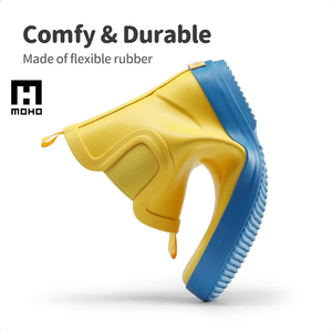 Bottes de pluie en caoutchouc durables OEM/ODM <span class=keywords><strong>pour</strong></span> enfants, imperméables, antidérapantes, chaussures d'hiver courtes <span class=keywords><strong>pour</strong></span> tout-petits, petits enfants, grands enfants - Product Image 4