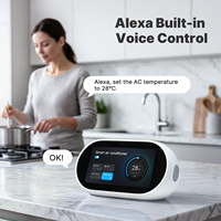 Panel de Control Central Inteligente WiFi MOES Tuya, Hub Zigbee Mesh, Control IR, Altavoz HiFi, Control por Voz Integrado con Alexa