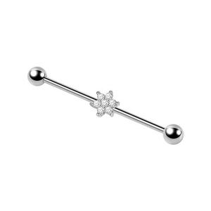 Vente en gros de bijoux de piercing corporel en acier chirurgical 316L, barres industrielles pour cartilage - Product Image 1