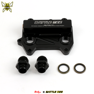 Adaptador de enfriador de aceite de motor al por mayor para VW Golf Mk6 1,6 TDI 2,0 TDI EA189 diésel para sistema de refrigeración BATTLEBEE - Product Image 1