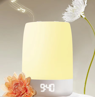 Mesin White Noise Lampu Tidur Warna RGB Kontrol Jarak Jauh APP untuk Speaker Jam Digital Multilevel