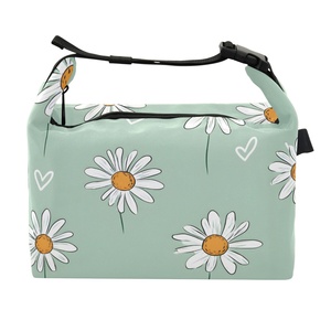 Bolsa térmica para el almuerzo con diseño de corazón de margarita curativa tropical personalizada de Hawái - Product Image 1