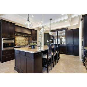 تصاميم مطابخ صغيرة لخزائن مطبخ كلاسيكية بأسعار معقولة مصنوعة من خشب الكرز - Product Image 3