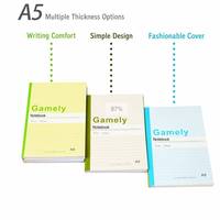 Cahier d'exercices A5 personnalisé avec logo imprimé UV, cahiers de composition bon marché, reliure thermique, couverture en papier, promotionnel