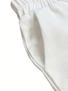 <span class=keywords><strong>Pantaloni</strong></span> Floreali Larghi da <span class=keywords><strong>Donna</strong></span> <span class=keywords><strong>con</strong></span> Vita Elastica Plissettata Bianca in Stile Estivo per Viaggi Casual, Vacanze e Gite - Product Image 3