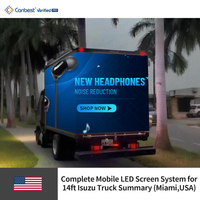 Canbest 9,5ft 13ft P4 LKW-Montierter 6000nit LED-Bildschirm 3-Seitig Ferngesteuert 4G WLAN Cloud LED-Display für Sportveranstaltungen
