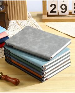 Carnet en cuir PU A5 A6 avec logo personnalisé, 100 feuilles, cadeaux promotionnels d'entreprise imprimés sur mesure - Product Image 2