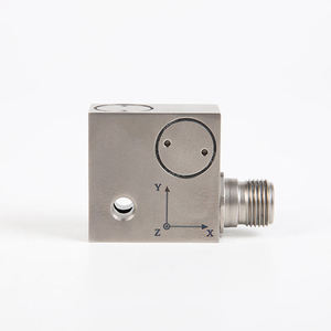 Accéléromètre IEPE à 3 axes en acier inoxydable Dk-37a23f100 avec réponse en fréquence de 0-1000 Hz et précision de 5 % pour la surveillance des collisions - Product Image 1