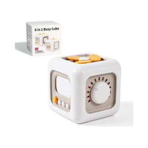 Konig bambini 6 in 1 attività di plastica cubo giocattoli per 1 anno occupato Baby Montessori giocattoli educativi con <span class=keywords><strong>educazione</strong></span> <span class=keywords><strong>musicale</strong></span> precoce - Product Image 6
