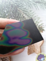 Poignée personnalisée Changement de couleur Feuille de plastique cristal liquide