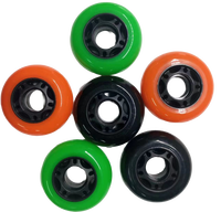 Roues de patins à roulettes en PU à rebond élevé de 68 mm pour adultes et enfants, vente en gros YSMLE