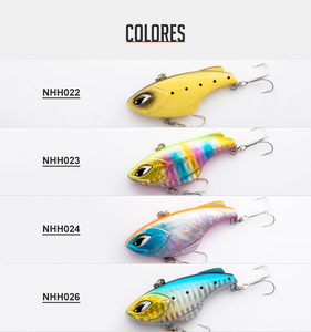 NOEBY 62mm/14g Leurre de pêche vibrant coulant avec sonnette, leurres durs bruyants, wobblers, vibrations - Product Image 5