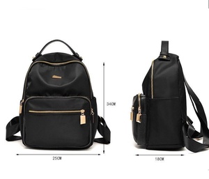 Mochila negra para computadora portátil con características antirrobo para viajes, trabajo, deportes, ocio, estudiantes, billetera para niñas, bolsa para computadora - Product Image 3