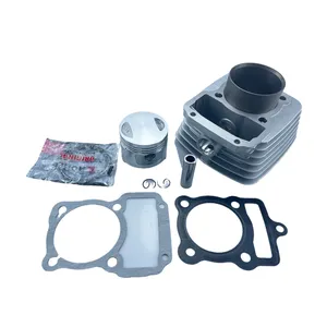 Piston silinder baja bor 52.4mm sepeda motor, Kit Gasket untuk LF125 Lifan 125cc mesin Horizontal lubang kotoran sepeda monyet ATV