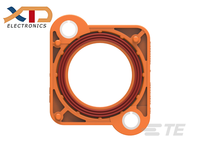 4-2443907-1 TE Original Joint Hermaphrodite Filaire-à-Borne Scellable Orange pour l'Automobile, Montage sur Panneau pour Fils et Câbles d'Alimentation, IPT-HD