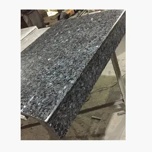 YD STONE Natural Polished Granite Kitchen Countertop Polished Norway Blue Pearl Granite