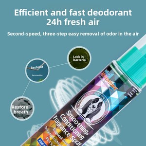 Spray aromathérapeutique pour animaux de compagnie de 80 ml, parfum longue durée, désodorisant pour <span class=keywords><strong>chat</strong></span> et chien, anti-nœuds, lissant, parfum pour animaux de compagnie pour chats et chiens - Product Image 4